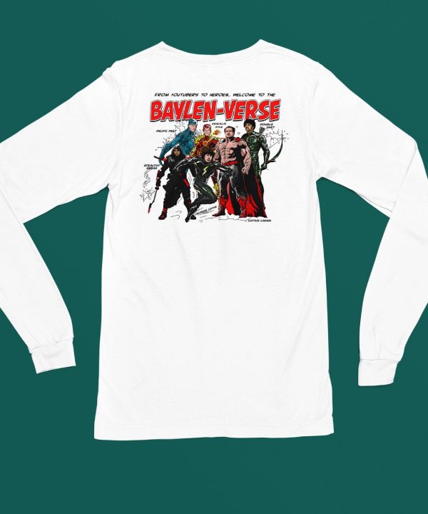 Baylen Levine Merch From Youtubers To Heroes Welcome To The Baylen Verse Shirt5