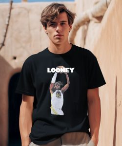 Brandin Podziemski Wearing Loon Dawg Looney Shirt