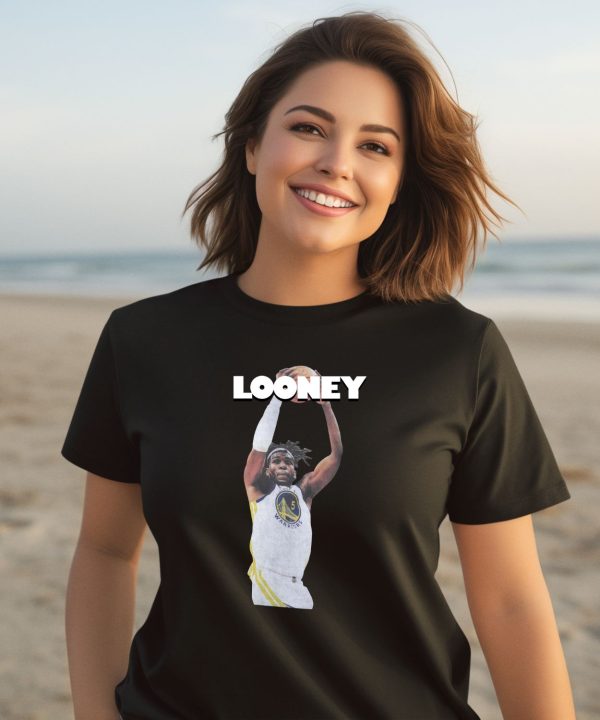 Brandin Podziemski Wearing Loon Dawg Looney Shirt2