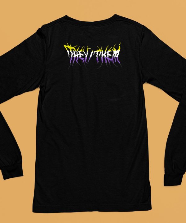 Candlelithell They Them Metal Shirt6