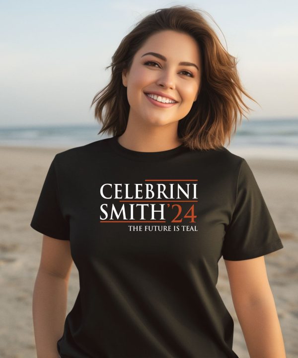 Celebrini Smith 24 The Future Is Teal Shirt