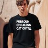 Cole Marmalade Purroud Childless Cat Guy Shirt