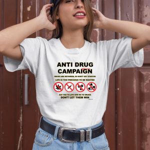 Djscheme Wearing Anti Drug Campaign Dont Let Them Win Shirt