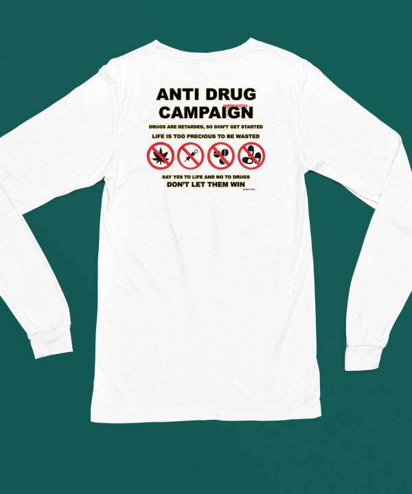 Djscheme Wearing Anti Drug Campaign Dont Let Them Win Shirt5