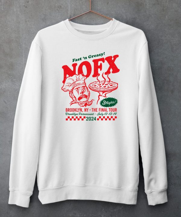 Fast n Greasy Nofx Brooklyn Ny The Final Tour Brooklyn Paramount Shirt4