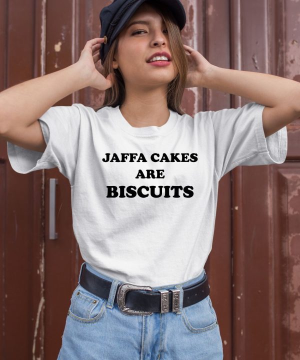 Georgia Steel Wearing Jaffa Cakes Are Biscuits Shirt2