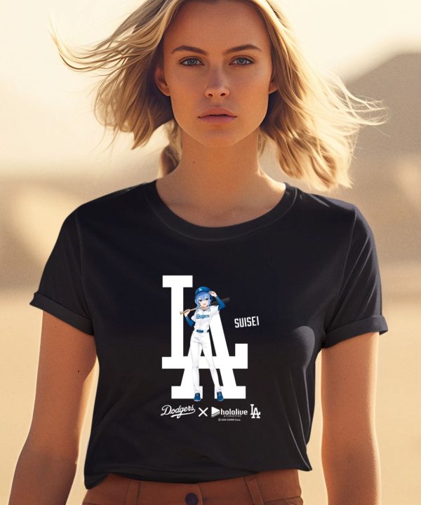 La Dodgers X Hololive Night Suisei Shirt