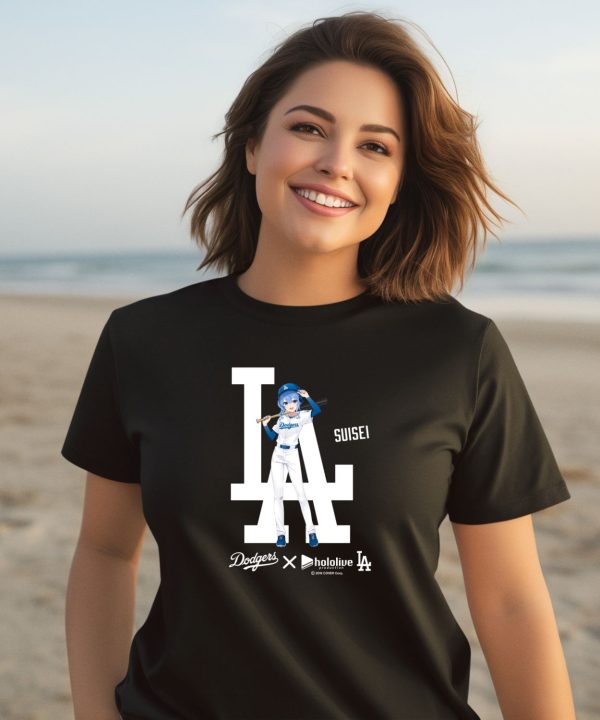 La Dodgers X Hololive Night Suisei Shirt2