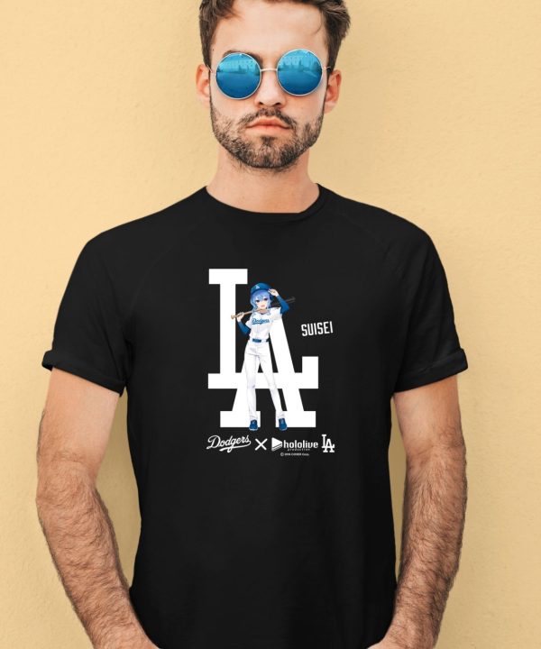 La Dodgers X Hololive Night Suisei Shirt3