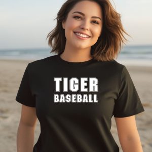 Larry Ragland Wearing Tiger Baseball Shirt