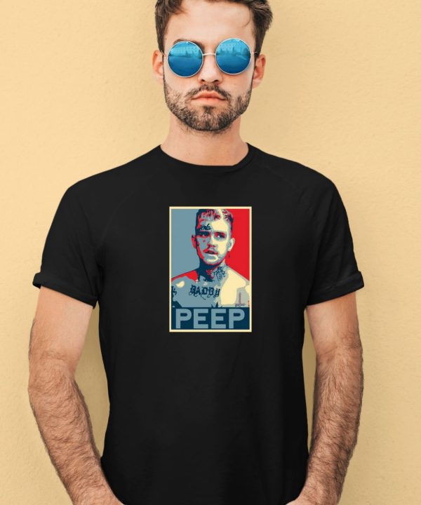 Lil Peep Merch Daddy Peep Portrait Shirt3