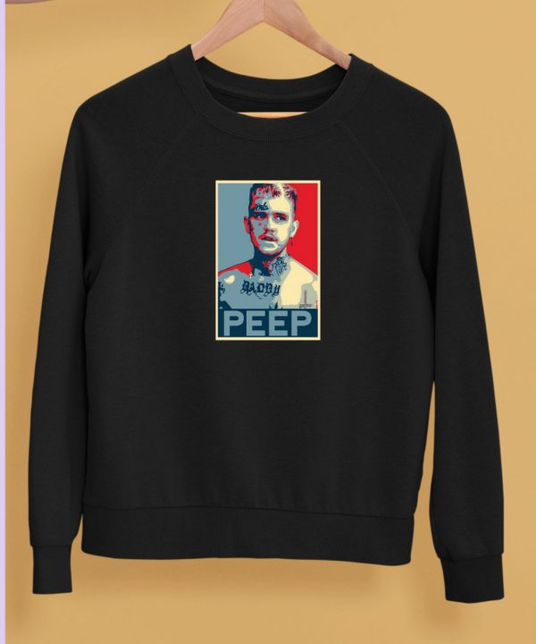 Lil Peep Merch Daddy Peep Portrait Shirt5