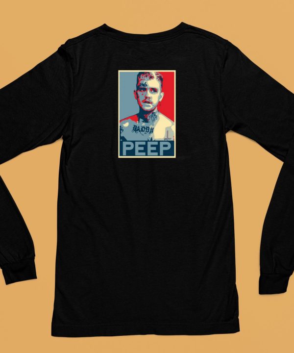 Lil Peep Merch Daddy Peep Portrait Shirt6