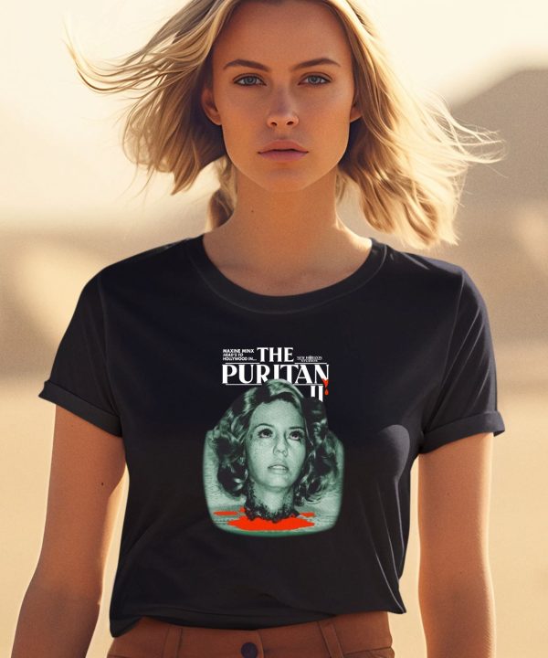 Maxine Minx Heads To Hollywood In The Puritan Ii Shirt1