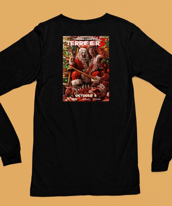 Santa Damien Leones Terrifier 3 October 11 2024 Shirt6