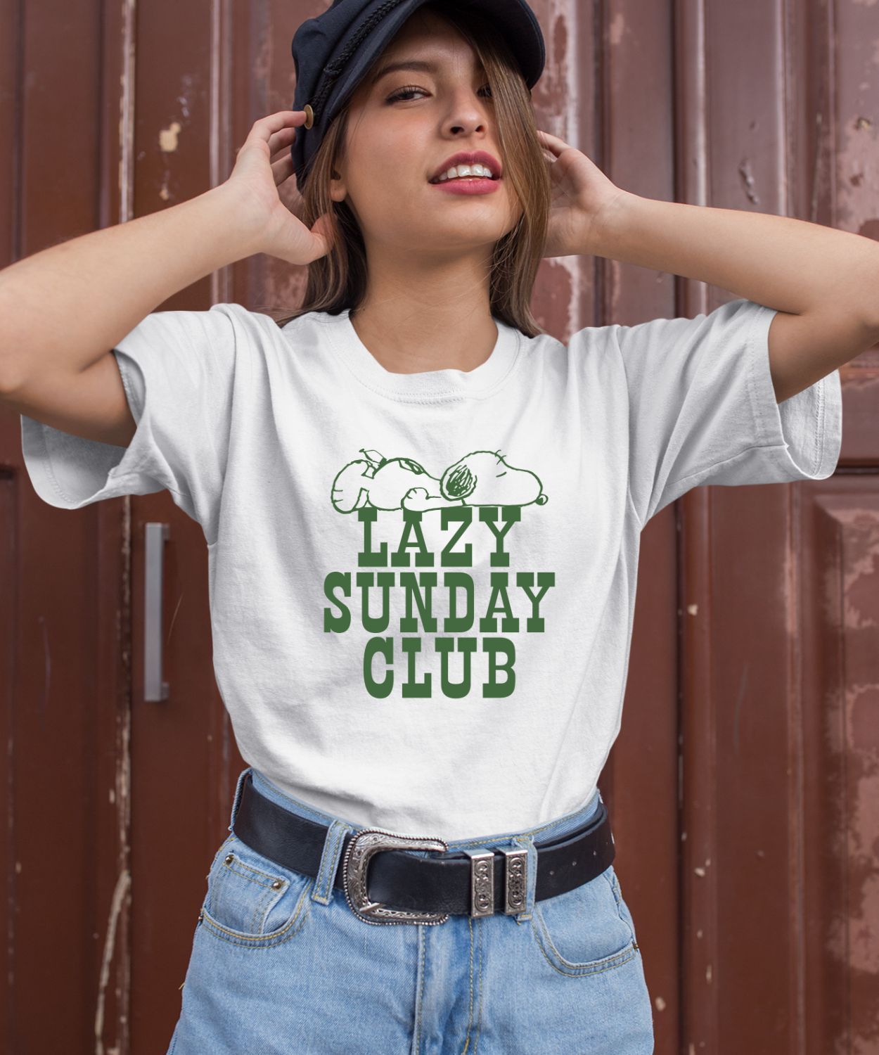 Snoopy Lazy Sunday Club Shirt