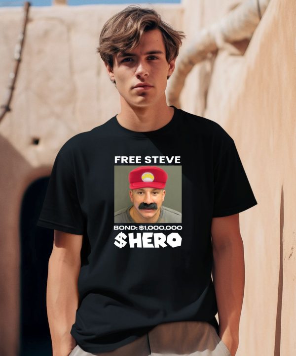 Stevewilldoit Merch Free Steve The Hero Bond 1000000 Shirt