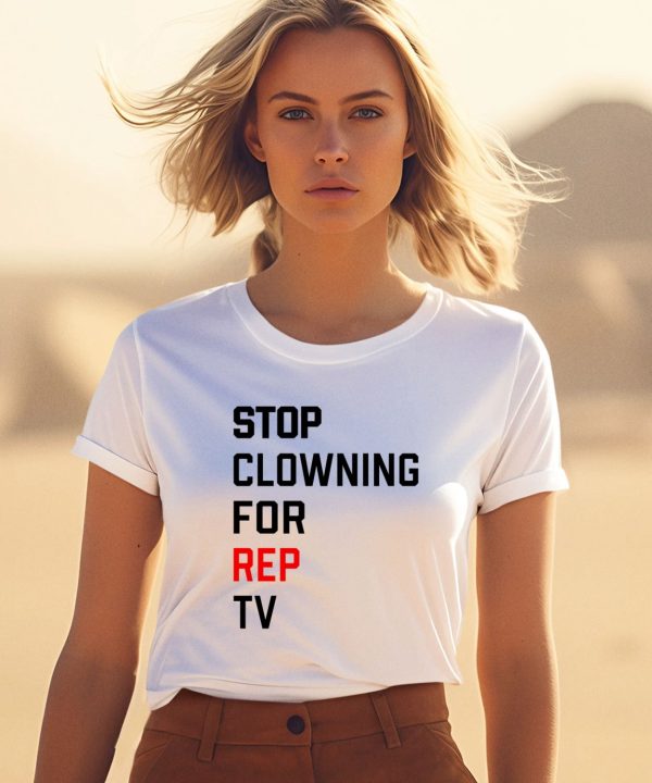 Taylor Swift Wearing Stop Clowning For Rep Tv Shirt0