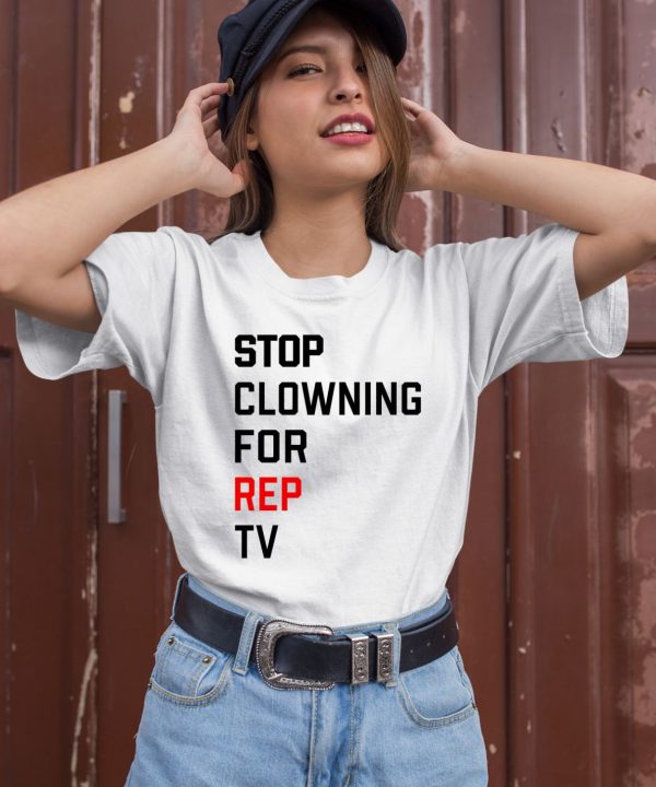 Taylor Swift Wearing Stop Clowning For Rep Tv Shirt2