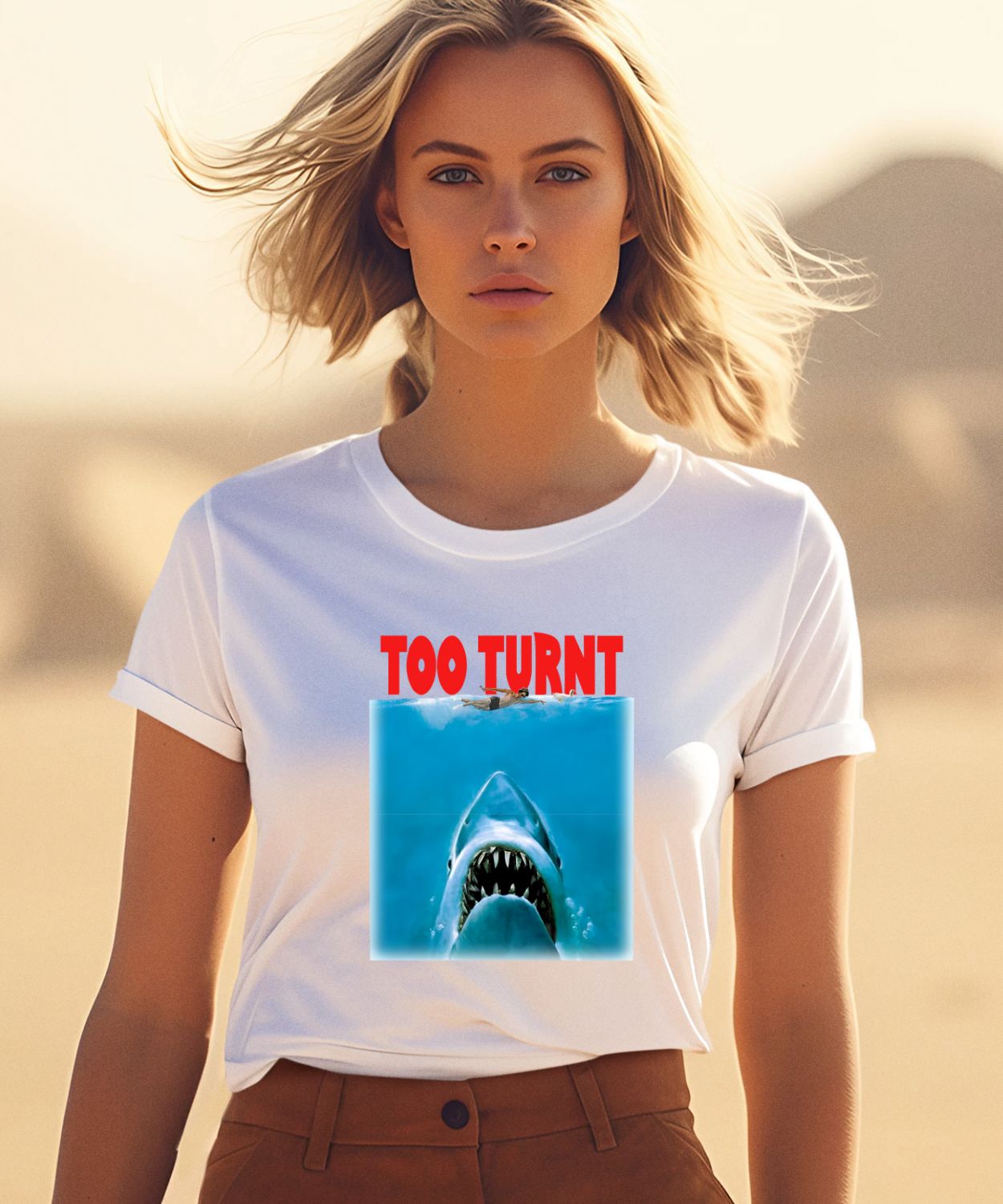 Tooturnttony Merch Shark Week Too Turnt Shirt