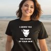 Travis Scott Tour I Adore You The Sound Of Your Skin Shirt2