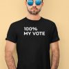 Amanda Gorman Wearing 100 My Vote Shirt3