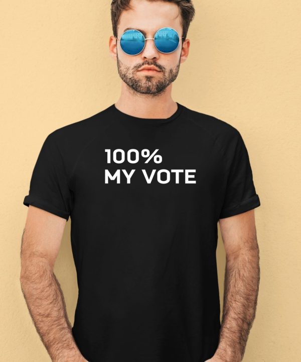 Amanda Gorman Wearing 100 My Vote Shirt3