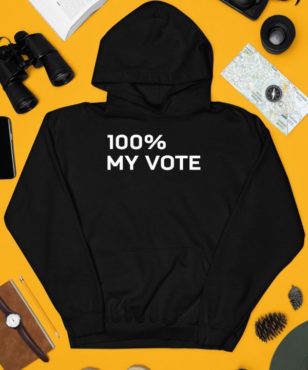 Amanda Gorman Wearing 100 My Vote Shirt4