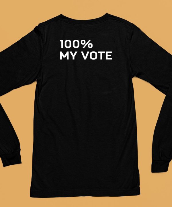 Amanda Gorman Wearing 100 My Vote Shirt6