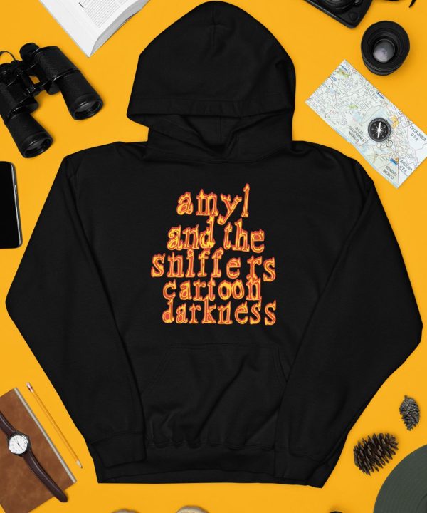 Amyl And The Sniffers Cartoon Darkness Shirt4