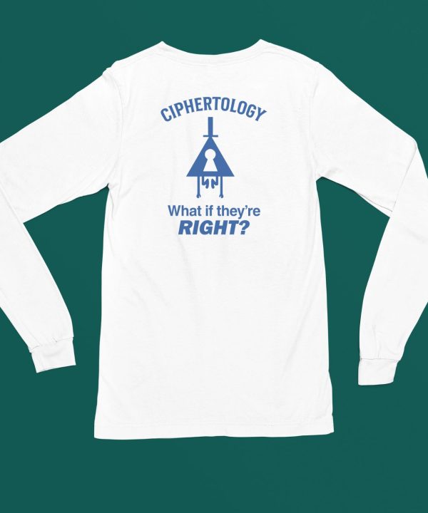 Gravity Falls Ciphertology What If Theyre Right Shirt5