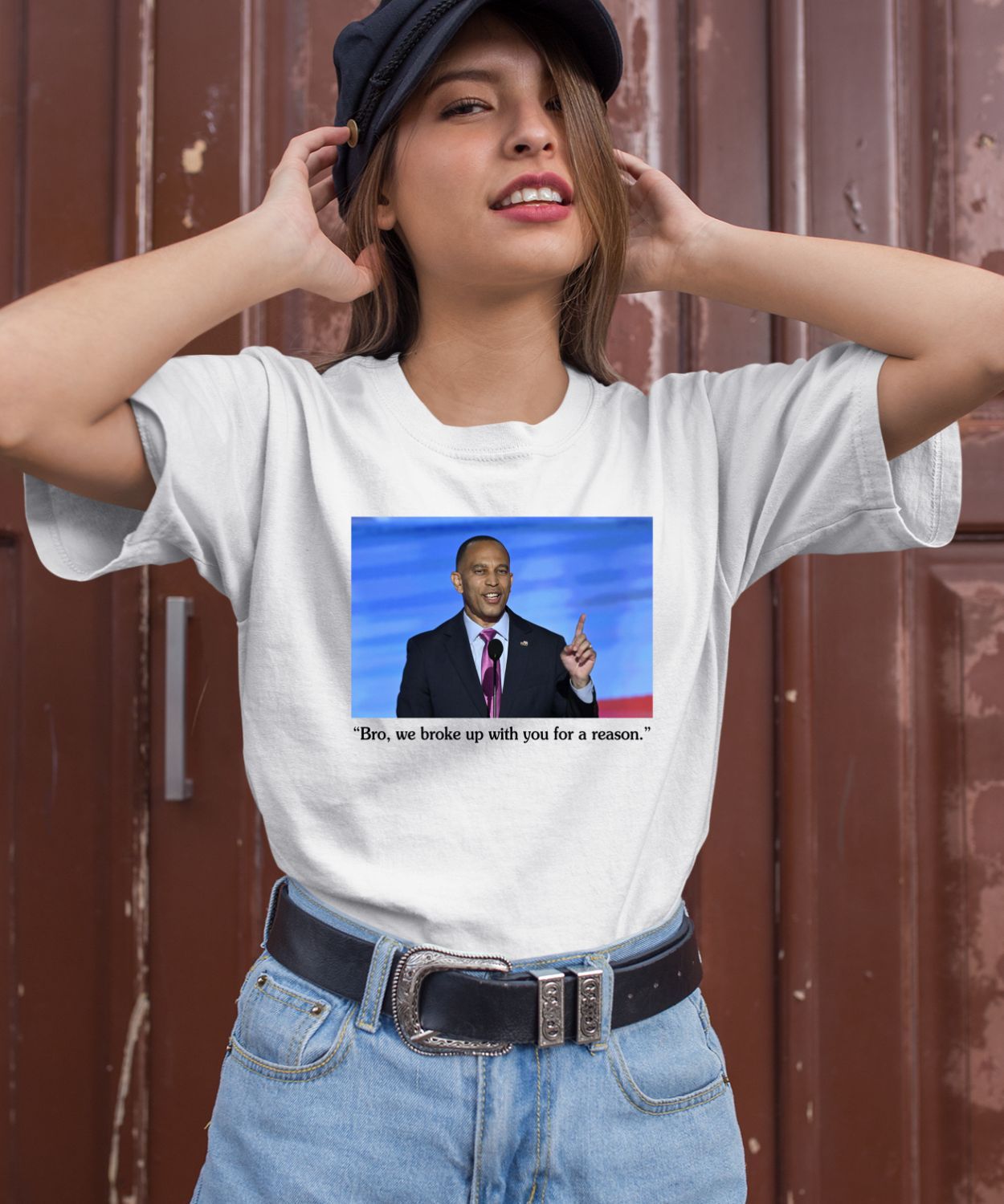 Hakeem Jeffries To Trump Bro We Broke Up With You For A Reason Shirt