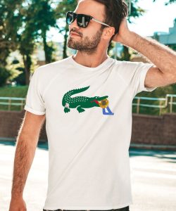 Lacoste Novak Djokovic Winning The Gold Medal Logo Shirt