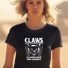 Majorhightide Wearing Claws Cat Lovers Against White Supremacy Shirt1