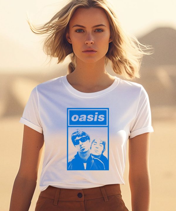 Oasis Official Merch Noel Liam Limited Edition Photo Shirt