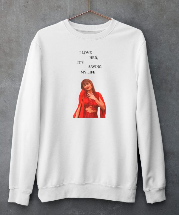 Paulina Eras Ldn I Love Her Its Saving My Life Taylor Swift Shirt4