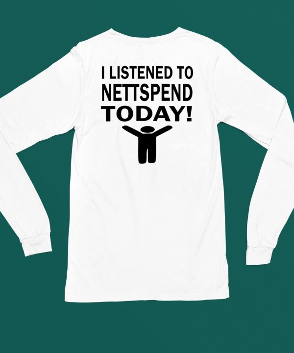 Pluggnb Lounge Merch I Listened To Nettspend Today Shirt5