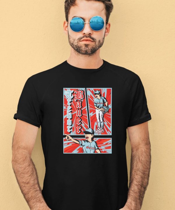 Trevor Bauer X Diablosrojosmx Diablos Comic Strip Shirt3