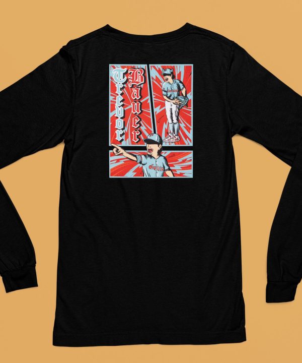 Trevor Bauer X Diablosrojosmx Diablos Comic Strip Shirt6