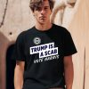 Uaw President Shawn Fain Wearing Trump Is A Scab Vote Harris Stand Up Speak Up Show Up Shirt0