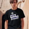 Uawactiongear Merch Vote Harris Stand Up Speak Up Show Up Trump Is A Scab Shirt0